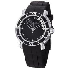 Chopard Happy Sport Floating Diamonds Black Dial Ladies 278551-3002