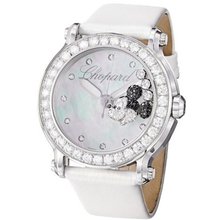 Chopard Happy Sport Round Ladies Mickey Mouse Diamond 288524-3005