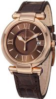 Chopard Imperiale Ladies Rose Gold Brown Leather Strap 384221-5009 LBR