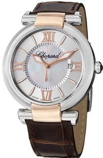 Chopard Imperiale Two Tone Brown Leather Strap Automatic 388531-6001 LBR