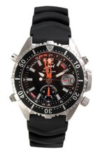 Chris Benz Depthmeter Analog 200m Black KB Diving for Him Screwed-in crown