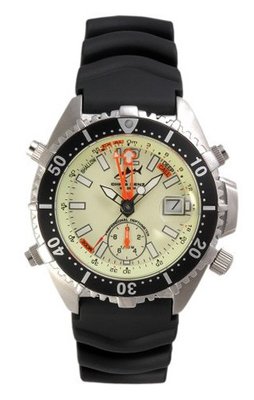 Chris Benz Depthmeter Analog CB-A-NEON-KB Screwed-in crown