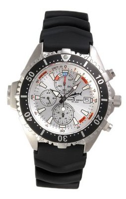 Chris Benz Depthmeter Chronograph CB-C-SILVER-KB Depth Gauge