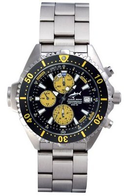 Chris Benz Depthmeter Chronograph CB-C-YELLOW-MB Depth Gauge