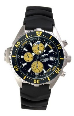 Chris Benz Depthmeter Chronograph CB-C-YELLOWBLACK-KB Depth Gauge