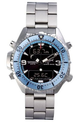Chris Benz Depthmeter Digital CB-D-BABYBLUE-MB Diving Computer