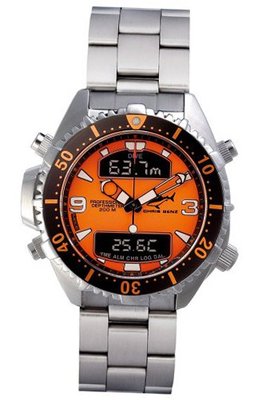 Chris Benz Depthmeter Digital CB-D-ORANGE-MB Diving Computer