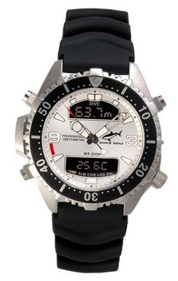 Chris Benz Depthmeter Digital CB-D-SILVER-KB Diving Computer