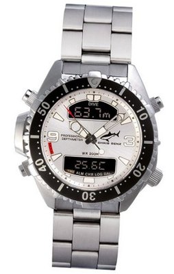 Chris Benz Depthmeter Digital CB-D-SILVER-MB Diving Computer