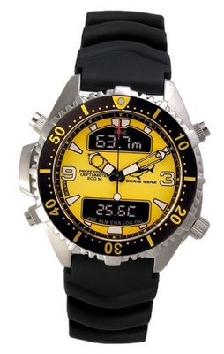 Chris Benz Depthmeter Digital CB-D-YELLOW-KB Diving Computer