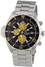 Chris Benz Quartz CB-C-BLACKYELLOW-MB with Metal Strap