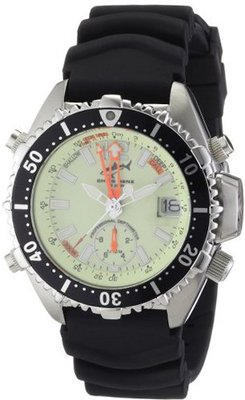 Chris Benz Quartz CB-C-NEON-KB with Rubber Strap