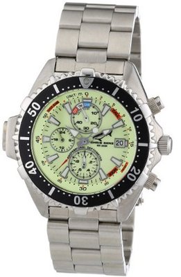 Chris Benz Quartz CB-C-NEON-MB with Metal Strap