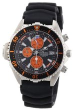 Chris Benz Quartz CB-C-ORANGE-KB with Rubber Strap