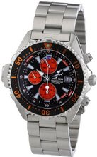Chris Benz Quartz CB-C-ORANGE-MB with Metal Strap