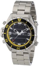 Chris Benz Quartz CB-D-BLACKYELLOW-MB with Metal Strap