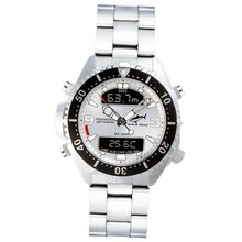 Chris Benz Quartz CB-D-SILVER-MB with Metal Strap