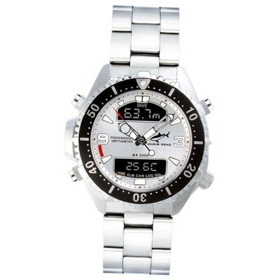 Chris Benz Quartz CB-D-SILVER-MB with Metal Strap
