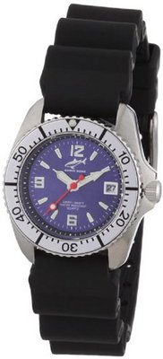 Chris Benz Quartz CBL.B.KB.SI with Rubber Strap