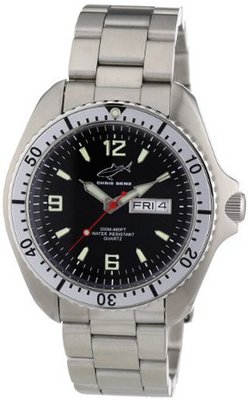 Chris Benz Quartz CBO.SI.MB.SW with Metal Strap