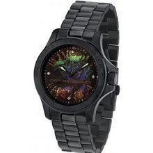 Christian Audigier Gents Midnight Garden Stainless Steel 3-Hand ETE-113