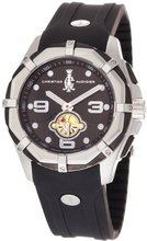 Christian Audigier LE-SILVER Limited Edition Black Rubber