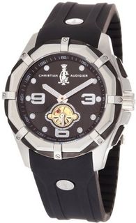 Christian Audigier LE-SILVER Limited Edition Black Rubber