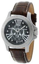 Christian Audigier Unisex ETE-110 Eternity Leather Twin Bird Stainless Steel