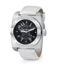 Christian Audigier Unisex FOR-206 Fortress Bird Cage Stainless Steel