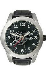 Christian Audigier Unisex FOR-209 Fortress Rose Garden Ion-Plating Black Stainless Steel