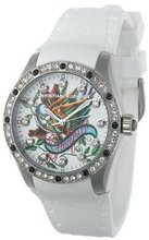 Christian Audigier Unisex INT-302 Intensity Graceful Bird Stainless Steel