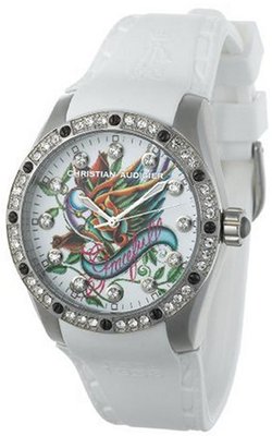 Christian Audigier Unisex INT-302 Intensity Graceful Bird Stainless Steel