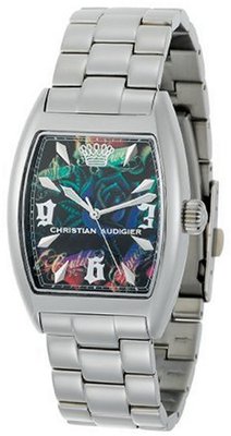 Christian Audigier Unisex INT-308 Intensity Sky Garden Stainless Steel