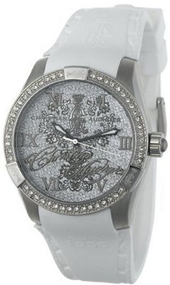 Christian Audigier Unisex INT-312 Intensity White Blossom Stainless Steel