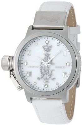 Christian Audigier Unisex INT-314 Intensity White Frost Stainless Steel