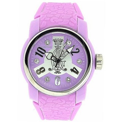 Christian Audigier Vortex Ladies Analogue Lilac Rubber Strap INT-321