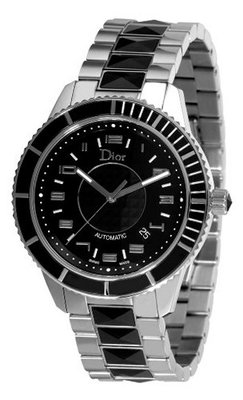 Christian Dior Unisex CD115510M001 Christal Diamond Black Dial