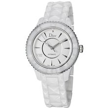 Christian Dior VIII Automatic White Dial White Ceramic Ladies CD1245E3C001