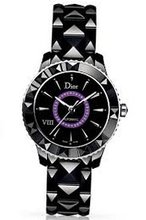 Christian Dior VIII Black Dial Black Ceramic Ladies CD1245E7C001