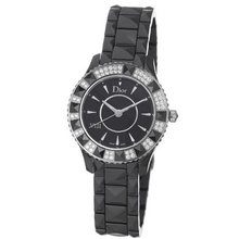 Christian Dior VIII Diamond Bezel Black Ceramic Ladies 1231E1C001
