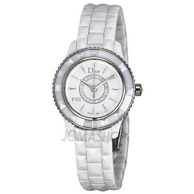 Christian Dior VIII Diamond White Ceramic Ladies CD1221E2C001