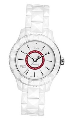 Christian Dior VIII White Dial Ceramic Ladies CD1245E8C001