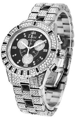 New Christian Dior Christal Chronograph 38mm CD11431HM001