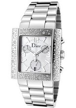 Riva Chronograph White Diamond Stainless Steel