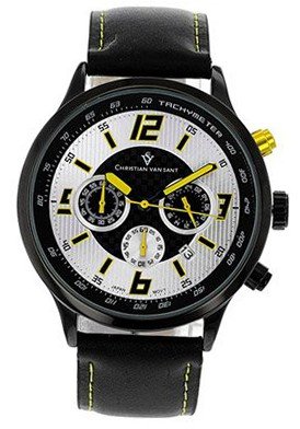 Christian Van Sant CV3120 Speedway Analog Display Quartz Black