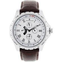 Christian Van Sant CV5110 Retrograde Analog Display Quartz Brown