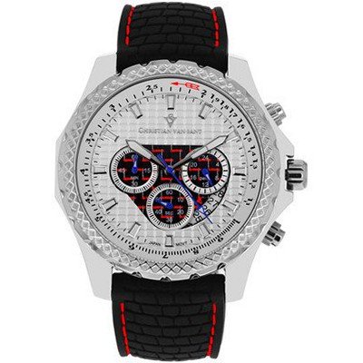 Christian Van Sant CV5120 Sport Retrograde Analog Display Quartz Black