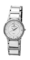 Christina Design London Ceramic Dream Quartz with White Dial Analogue Display and Silver Stainless Steel Bracelet 151SW
