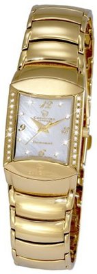 Christina Design London Ladies Analogue 126GW with Gold PVD Diamond Bracelet