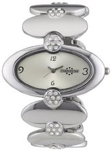 Chronostar Fashion Alloy Silver Dial with Crystal Band